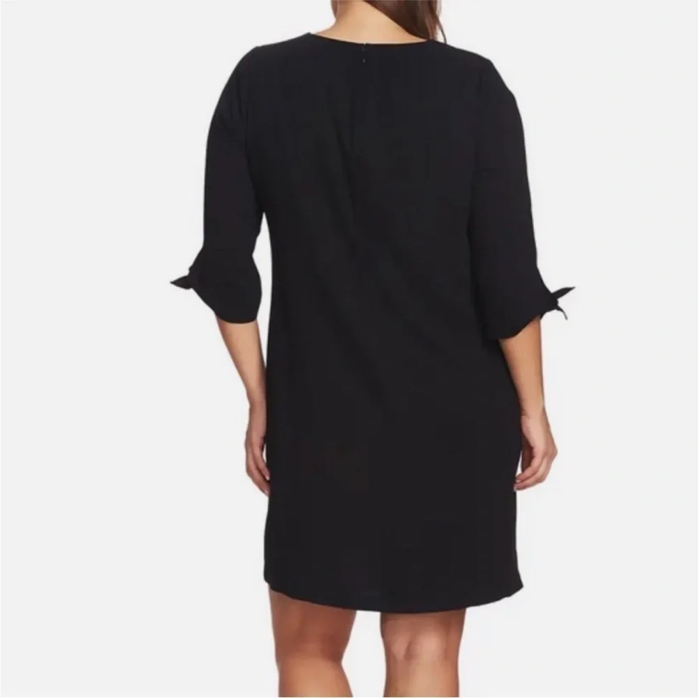 CeCe by Cynthia Steffe Tie Sleeve Shift Dress in Black NWOT Women’s Size 2 LBD